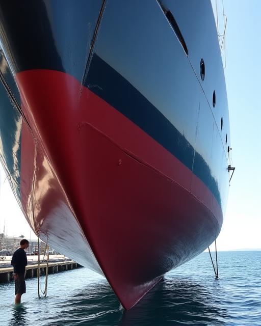 Trattamento antifouling carena yacht